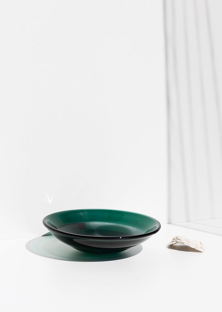 Assiette Roellinger · Verre marin Glaz