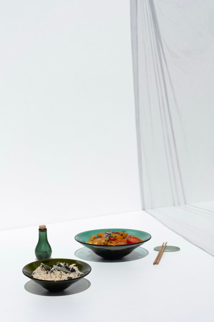 Assiette Roellinger · Verre de la Rance